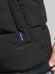 Superdry Black Vintage Everest Faux Fur Gilet - Image 5 of 5