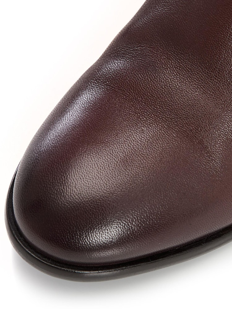 Moda In Pelle Gloriia Lace Back Rouched Long Boots - Image 5 of 5