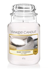 Yankee Candle White Jar Baby Powder Candle - Image 2 of 2