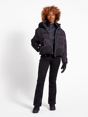 Black Zebra Dare 2b x Next Eventual Hooded Puffer Jacket - Image 2 of 9