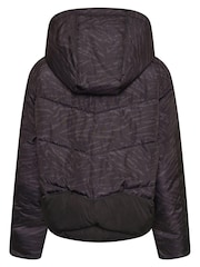 Black Zebra Dare 2b x Next Eventual Hooded Puffer Jacket - Image 8 of 9