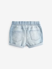 Denim Light Wash 1 Pack Elasticated Waist Shorts (3mths-10yrs) - Image 5 of 5