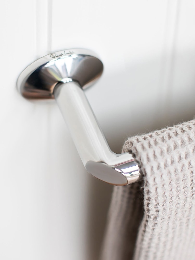 Robert Welch Silver Oblique Towel Rail - Image 2 of 4