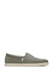 TOMS Vegan Alpargata Forward in Vetiver Grey Shoes - Image 1 of 5
