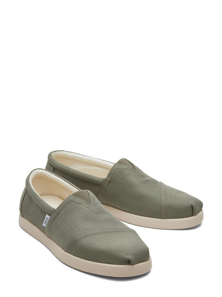 TOMS Vegan Alpargata Forward in Vetiver Grey Shoes - Image 3 of 5