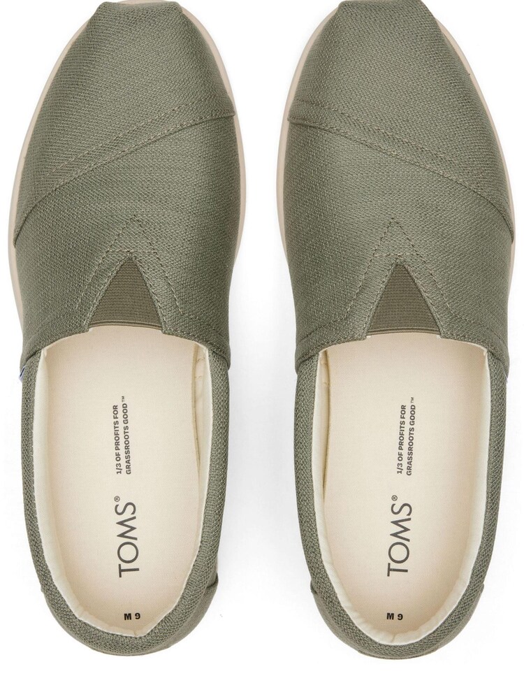 TOMS Vegan Alpargata Forward in Vetiver Grey Shoes - Image 5 of 5