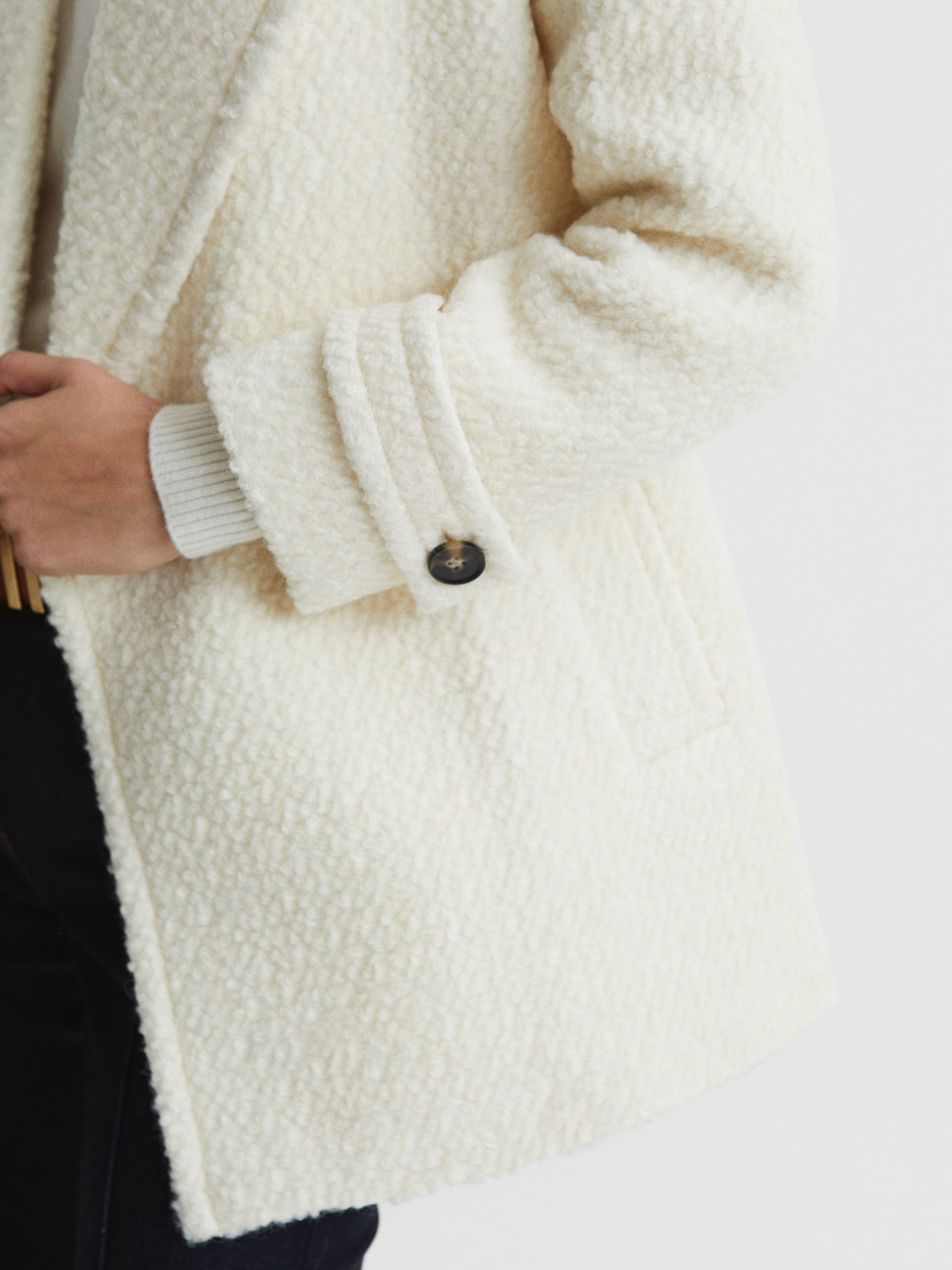 Wool blend teddy coat outlet