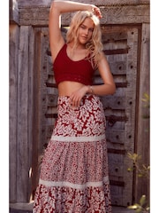 Red Stitch Cropped Vest - Image 2 of 6
