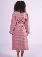 Cyberjammies Pink Cosy Stripe Robe - Image 2 of 4