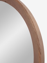 Jasper Conran London Oak Floor Length Arched Mirror - Image 2 of 3