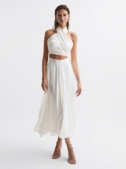 Reiss Ivory Ruby Occasion Maxi Skirt - Image 3 of 5
