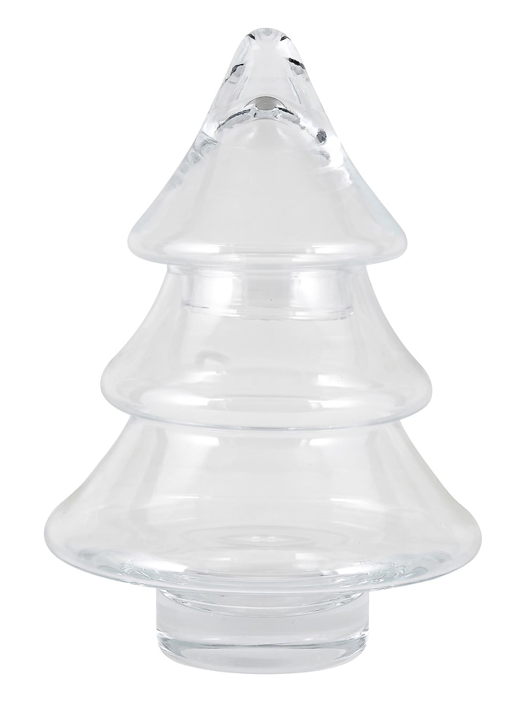 Pacific Natale Clear Glass Christmas Tree Ornament - Image 2 of 4