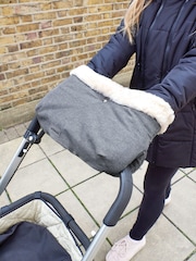 JoJo Maman Bébé Grey Deluxe Stroller Handmuff - Image 2 of 3