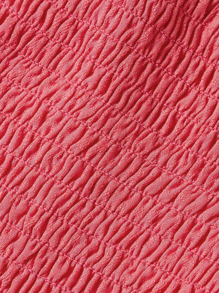 Tommy Hilfiger Pink Jacquard Flare Midi Dress - Image 6 of 6
