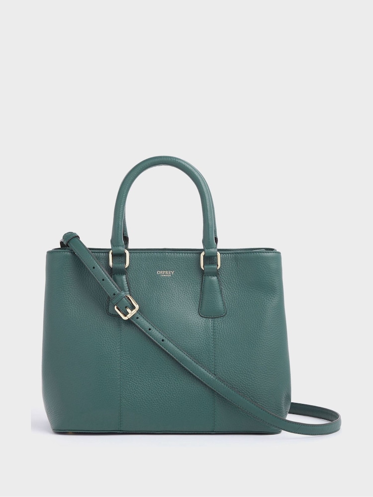 OSPREY LONDON Adaline Leather Work Bag - Image 1 of 6 OSPREY LONDON Adaline Leather Work Bag - Image 1 of 6