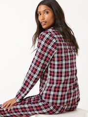 FatFace Red Family Check Nightshirt - Image 2 of 5