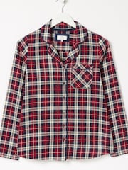 FatFace Red Family Check Nightshirt - Image 5 of 5