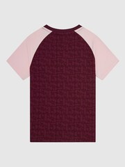 Ellesse Junior Maroon Red Bufaloro T-Shirt - Image 2 of 3