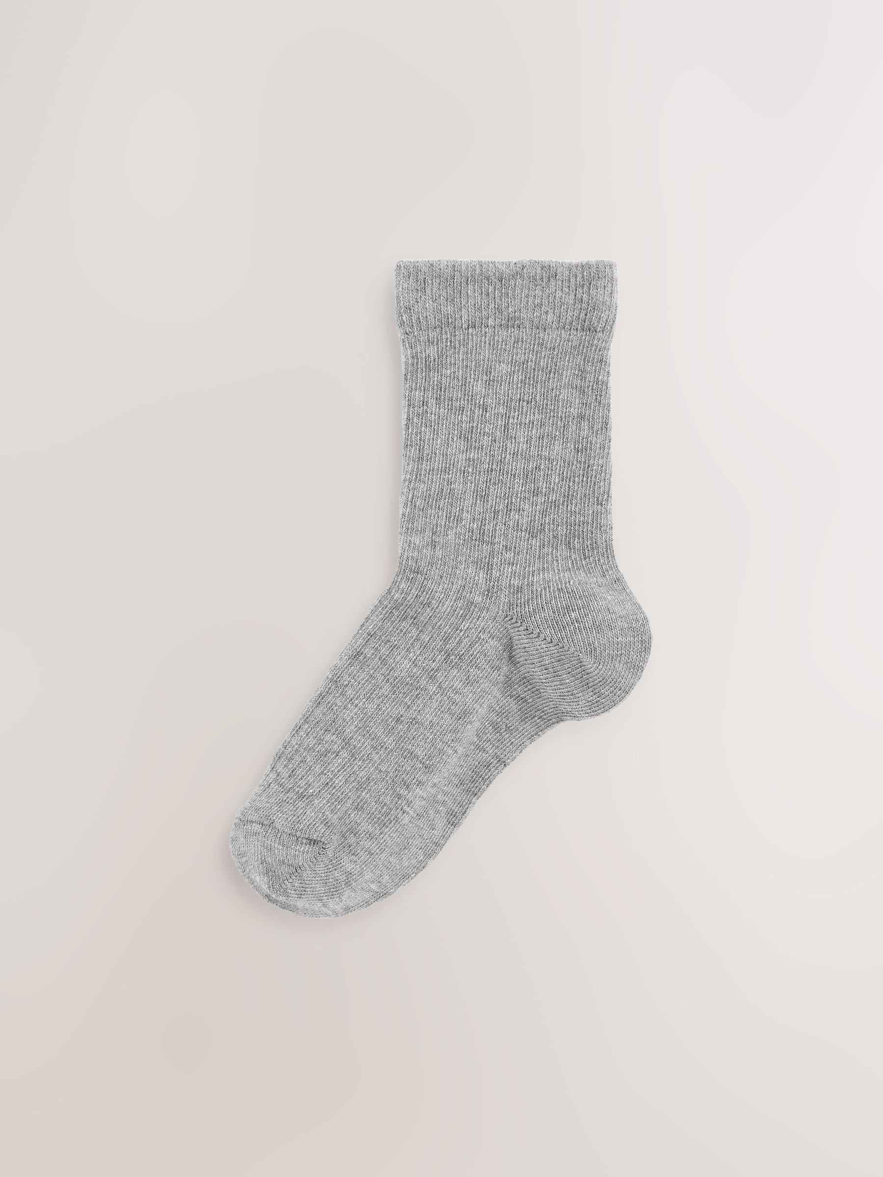 Lot De 7 Paires De Chaussettes NEXT - Coton Majoritaire, Maille Fine Côtelée, Longueur Cheville - 7