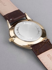 Accurist Mens Brown Classic Leather Strap Analogue Watch - Image 3 of 7