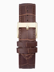 Accurist Mens Brown Classic Leather Strap Analogue Watch - Image 5 of 7