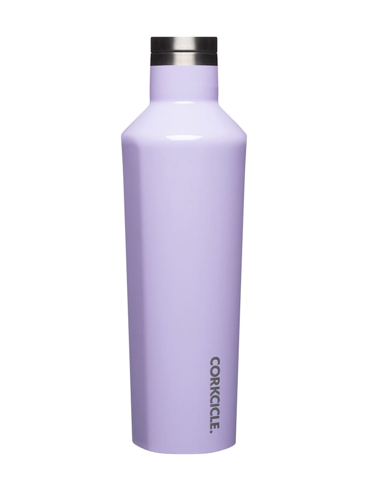 Corkcicle Purple Canteen Insulated Stainless Steel Bottle - Image 2 of 3 Corkcicle Purple Canteen Insulated Stainless Steel Bottle - Image 2 of 3