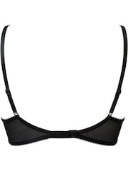 Czarny - Gossard Superboost Lace Non Padded Plunge Bra - Image 3 of 3
