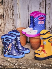 JoJo Maman Bébé Cornflower Cat Wellies with Handle - Image 4 of 4
