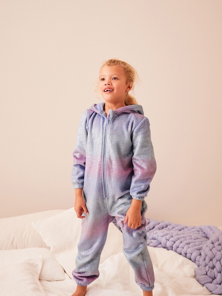 Blau/Meerjungfrau-Metallic - Fleece-Einteiler (1.5–16 J.) - Bild 2 von 6 Blau/Meerjungfrau-Metallic - Fleece-Einteiler (1.5–16 J.) - Bild 2 von 6