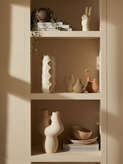 Cream Peace Hand Ornaments Sculpture - Image 2 of 5