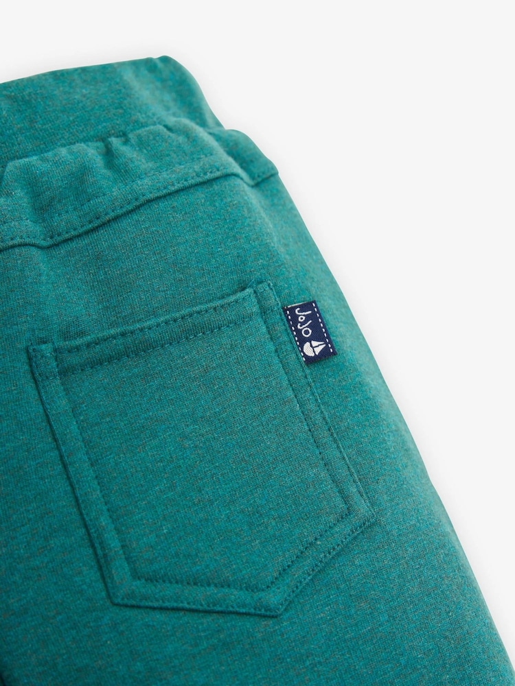 JoJo Maman Bébé Green 2-Pack Joggers - Image 5 of 5