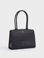 OSPREY LONDON The Tilly Black Leather Shoulder Bag - Image 2 of 4