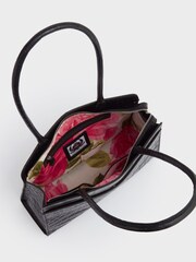 OSPREY LONDON The Tilly Black Leather Shoulder Bag - Image 3 of 4