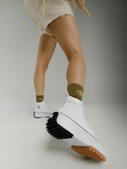 Converse White Run Star Hike Trainers - Image 1 of 12