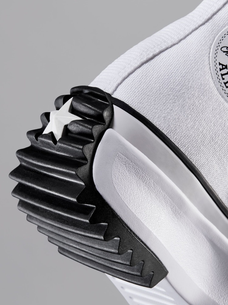 Converse White Run Star Hike Trainers - Image 12 of 12