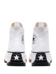 Converse White Run Star Hike Trainers - Image 8 of 12