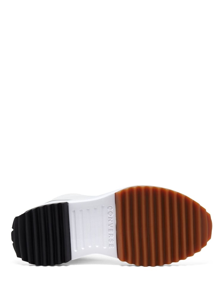 Converse White Run Star Hike Trainers - Image 9 of 12