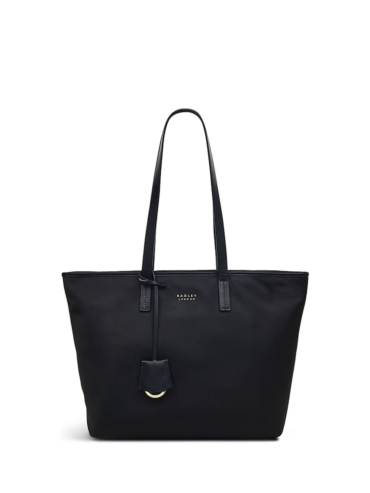 Radley London Finsbury Park Noir Sac taille moyenne à épaules zippées - Image 1 of 4