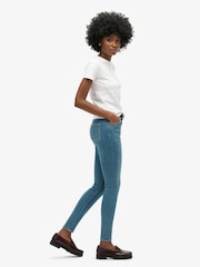 Superdry Blue Vintage High Rise Skinny Denim Jeans - Image 2 of 7