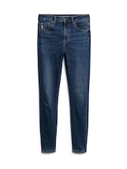 Superdry Blue Vintage High Rise Skinny Denim Jeans - Image 5 of 7