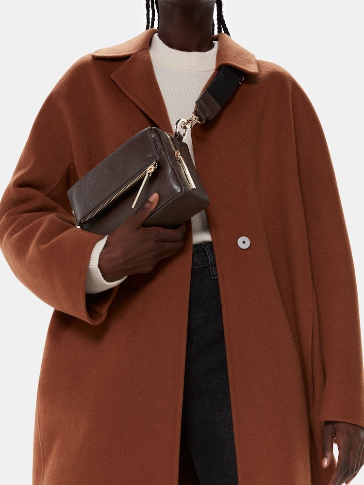 Whistles Brown Bibi Chocolate Cross-Body Bag - Image 5 of 5 Whistles Brown Bibi Chocolate Cross-Body Bag - Image 5 of 5
