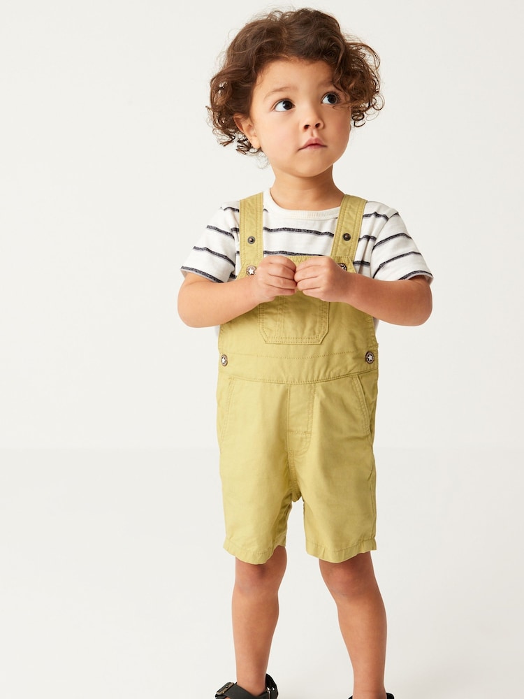 Ochre Yellow Dungaree (3mths-7yrs) - Image 1 of 6