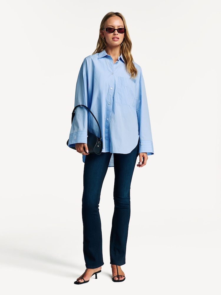 Paige High Rise Manhattan Bootcut Jeans - Image 2 of 8