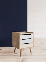 Swoon Grey Southwark Bedside Table - Image 1 of 6