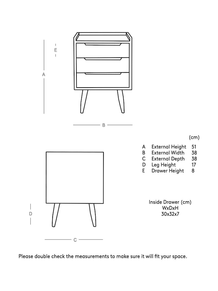 Swoon Grey Southwark Bedside Table - Image 6 of 6
