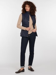Barbour® Navy Blue Otterburn Quilted Gilet - Image 4 of 7