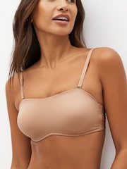 Praline Nude Smoothing Strapless Non Pad Wired Bra A-D - Image 3 of 6