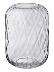 Pacific Clear Glass Quadrant Large Vase - Image 2 of 4