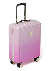 Dune London Pink Dip Dye Olive Cabin Suitcase - Image 1 of 5