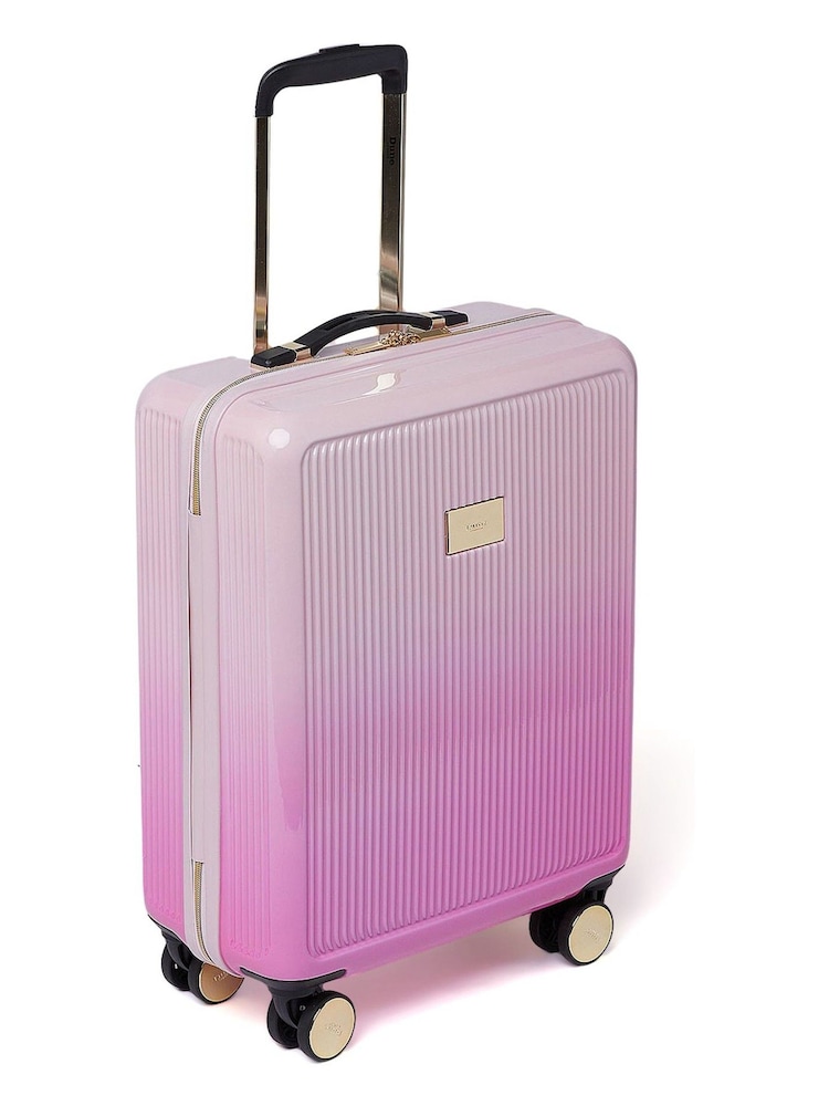 Dune London Pink Dip Dye Olive Cabin Suitcase - Image 1 of 5